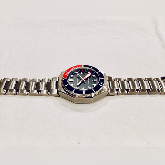 Spinnaker Dumas Automatic Soda Blue Watch SP-5081-JJ 44mm Dive Watch - Picture 15 of 16